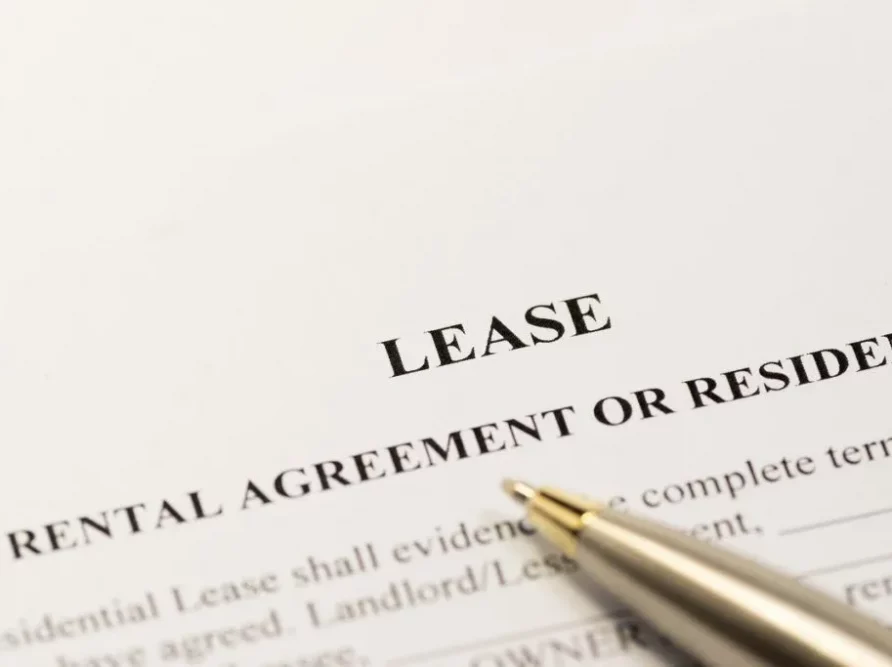 Image of a lease