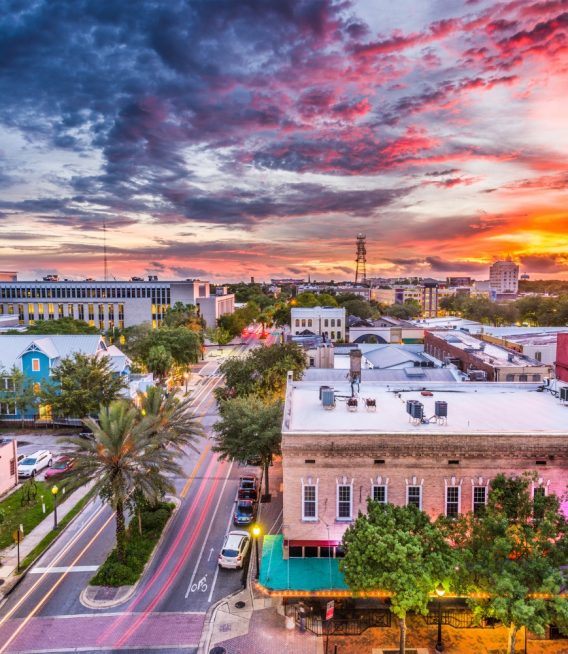 Sunset in Downtown Gainesville