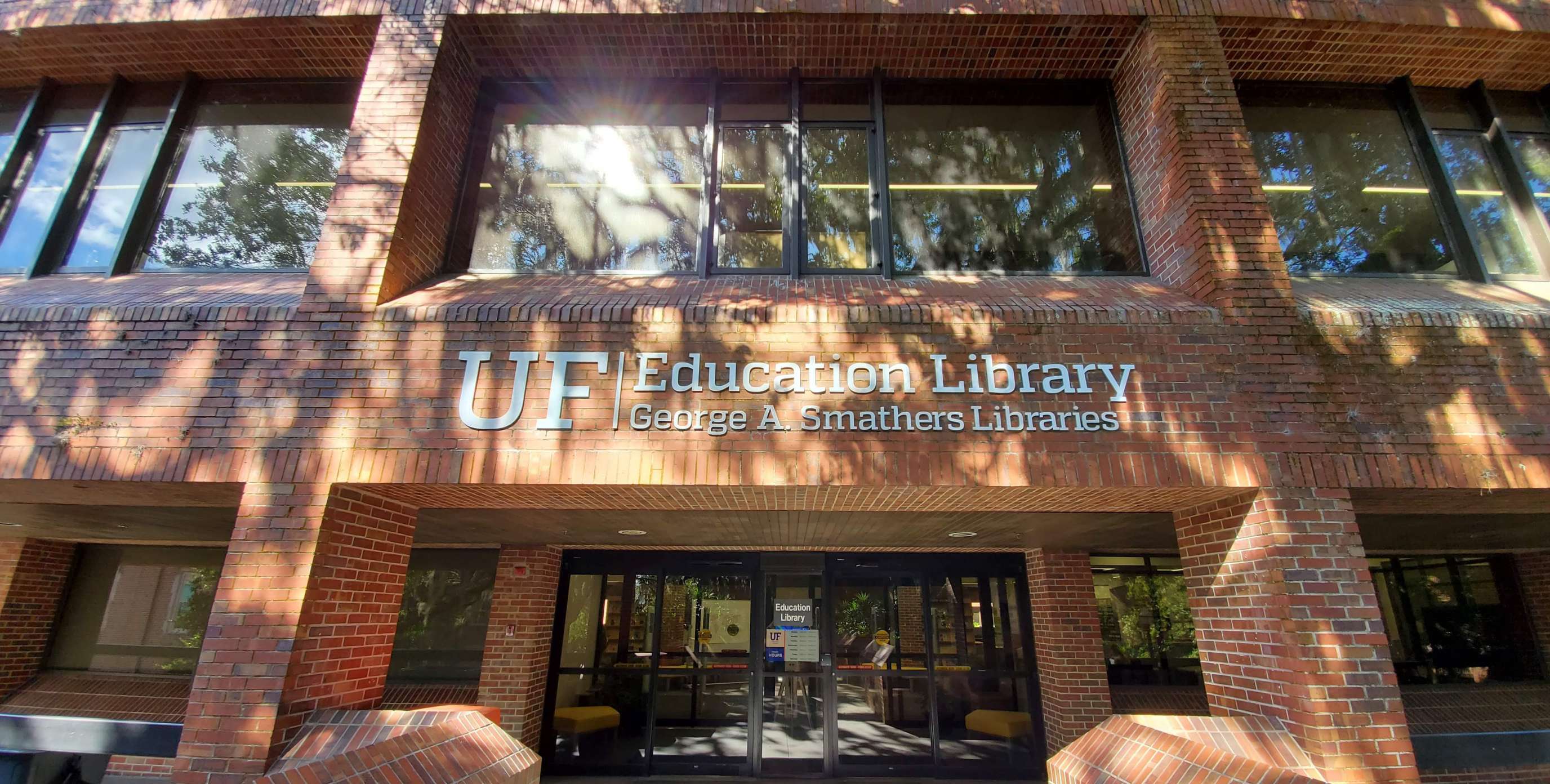 Education Library at the University of Florida in Gainesville.