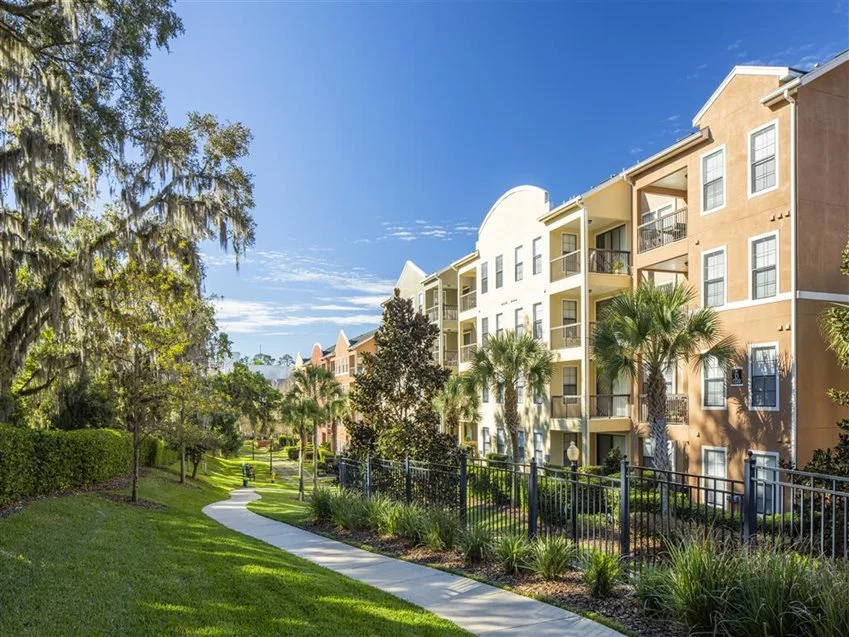 exterior of wildflower apartments in gainesville near UF sorority row