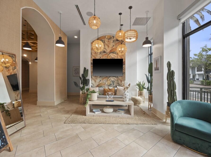 Stadium House interior